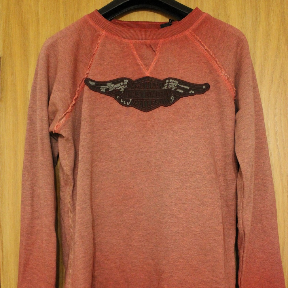 Harley-Davidson® Women's Wing B&S Logo Raglan Pull